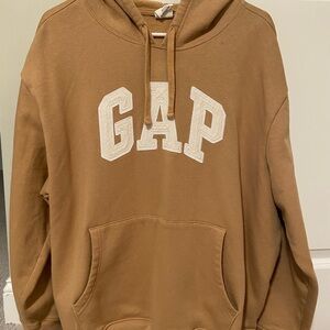 GAP Men's Brown Hoodie Sweater